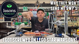 I got screwed on Lego Star Wars day! One Per Household?!