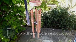 Chorus 40 inch Wind Chimes, Rose Gold