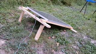 Ep 6 Starting Solar - Building a Solar Panel Stand CHEAP