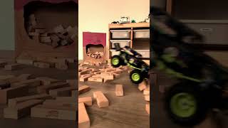 Lego Monster Trucks Racing Stunts #monsterjam #legotechnic #legotruck #gravedigger #monstermutt