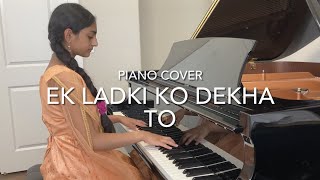 Ek Ladki Ko Dekha Toh Piano Cover | 1942 A Love Story | Anil Kapoor | Manisha Koirala | R.D. Burman