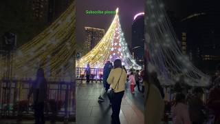 Pohon natal tertinggi di Taipei #shorts #shortvideo