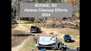 Boone NC Helene Cleanup