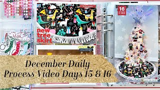 December Daily Process Video Day 15 & 16 - Handmade Ornaments Tree