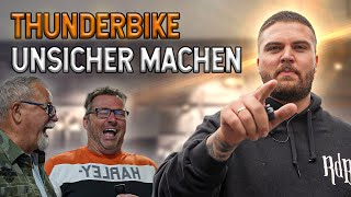 😂 "KENNEN SIE ROCK DA BIKE?" 🤣🔥 THUNDERBIKE Road House UNSICHER machen 😂🏍 | Rock da Bike