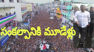 Glimpses of PrajasankalpaYatra ||Ys Jagan Historical ||