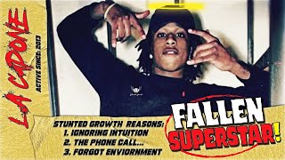 FALLEN SUPERSTAR: L.A Capone Final Studio Session! Stunted Growth Music