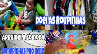 ARRUMANDO A CÔMODA DO BEBÊ / COMPRINHAS PARA O BEBÊ / ROTINA