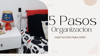 Cómo organizar una habitación para niño/paso a paso