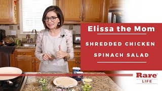 Chicken Spinach Salad | Elissa the Mom