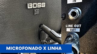 Boss Katana GEN3 - Microfonado x Linha - Rodrigo Mellegari