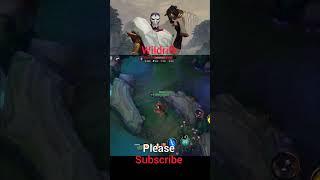 urf Jhin incredible movement speed +1%hp save #wildrift #shorts