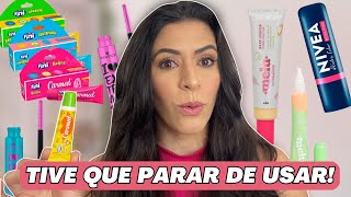 TOP 5 PRODUTOS DE MAQUIAGEM QUE FIZ RESENHA MAS HOJE NÃO COMPRARIA MAIS - Baratinhos e Profissionais