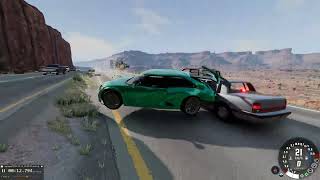 Beamng drive High Speed Traffic Car Crash