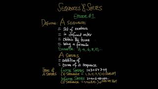 MATHEMATICS || Sequences & Series Explained || Lecture 1 || #maths