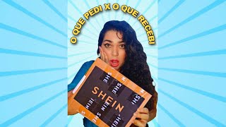 O que pedi X o que recebi da #SheinBrasil #sheinhaul #shein #sheincurve #moda #shorts