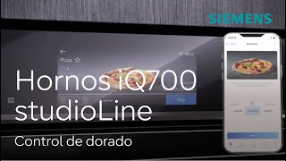 Control de dorado con cámara: hornos iQ700 studioLine