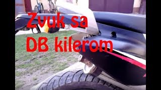 Sprint Pulser 125 homemade exhaust with DB Killer