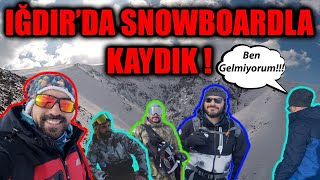 Gazoz Olma Efsane Ol..! - Iğdır Pamuk Dağın'da Snowboard Yaparak Tarihe Geçtik