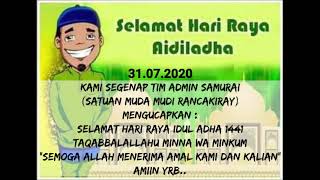 SELAMAT HARI RAYA IDUL ADHA 1441 (Rancakiray RW 12