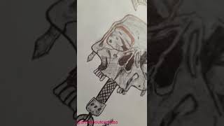 Danger 👽👽👽 creative drawings♥️♥️ skull👽👽 shorts videos  viral shorts drawings  pencil drawings