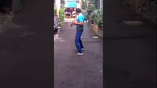 sabetan double stick arit #shortvideo