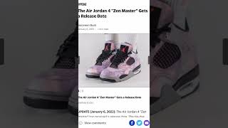 The Air Jordan 4 "Zen Master" Gets a Release Date