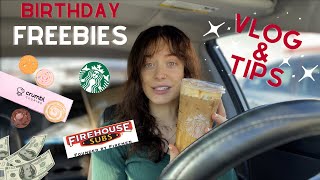 Getting everything for FREE on my birthday | vlog