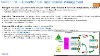 IBM Spectrum Protect 8.1.10 - Retention Set Tape Volume Management - Demo