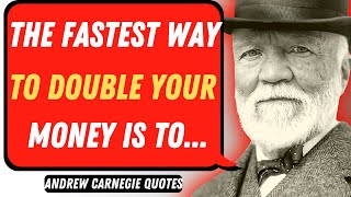 Famous Quotes by Andrew Carnegie About Rich, Life and Wisdom | Andrew Carnegie Quotes, Aphorisms