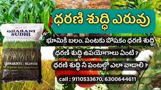 ధరణి శుద్ధి పంటలకు సంజీవని౹౹ Dharani sudhi an organic soil conditioner ౹౹ call 9110533670 6300644611