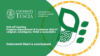 Interventi liberi e conclusioni