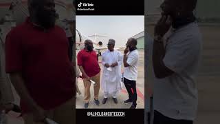 Davido met dangote at Abuja airport today, please Like share and subscribe🙏