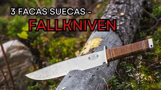 3 Facas Suecas FALLKNIVEN.