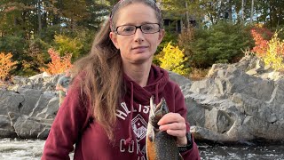 Fall fishing Carrabassett River