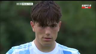 Segundo gol de Garnacho vs Francia Sub-20 (Fase de grupos Torneo Maurice Revello 2022)