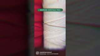 Macrame Christmas Tree🎄