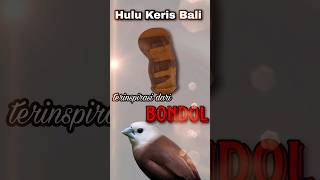 Keris Hilt Bali wooden style #shorts #hulukerisbali