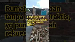 rumah kampung tanpa cor tiang atau kolom praktis