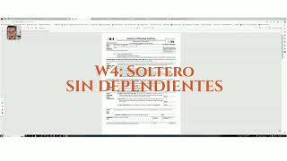 Soltero - llenando la W4 paso a paso: ¿cuál es el monto de taxes?