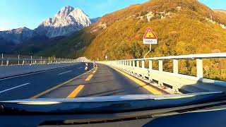 Gran Sasso d'Italia  visto dall'autostrada dei parchi,  attraversando il traforo