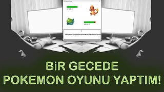 Bir Gecede Pokemon  Saldırı Oyunu Yaptım! - Python PyGame