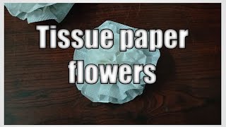 tissue paper craft II tissue paper flower II tissue paper flowers decorations