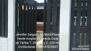 Jennifer Salgado RE MAX COMMERCIAL RE MAX Planet 🇳🇱 Vende Amplia y Cómoda Casa en Táriba Táchira