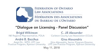 Dialogue on Licensing  - Panel Discussion