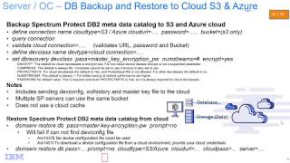 IBM Spectrum Protect 8.1.10 Backup DB to cloud S3 - Demo