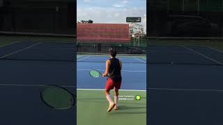 FOREHAND passing shot #tennis #tennisshorts #tennismatch #amateurtennis #tennispractice