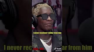 Young Thug speaks out on Gunna