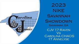 2023 Savannah Showdown Carolina Juniors VB Day 3 Game 1