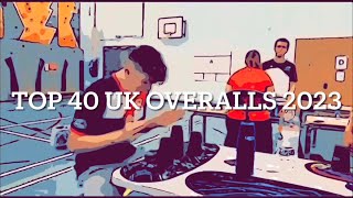 SPORT STACKING TOP 40 OVERALLS IN THE UK 🇬🇧 (2023)